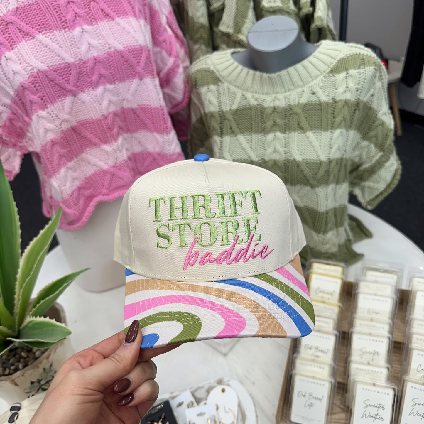 Thrift Store Baddie Canvas Cap