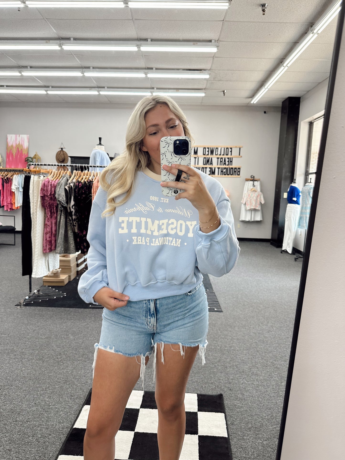 Vintage-Inspired Yosemite Crewneck