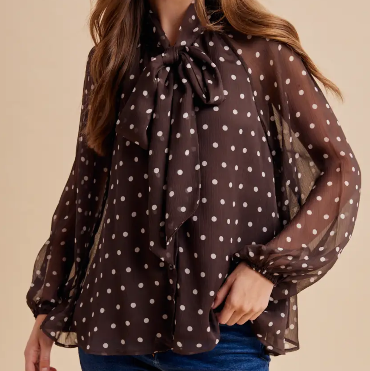Pretty in Polka Dots Blouse (PREORDER)