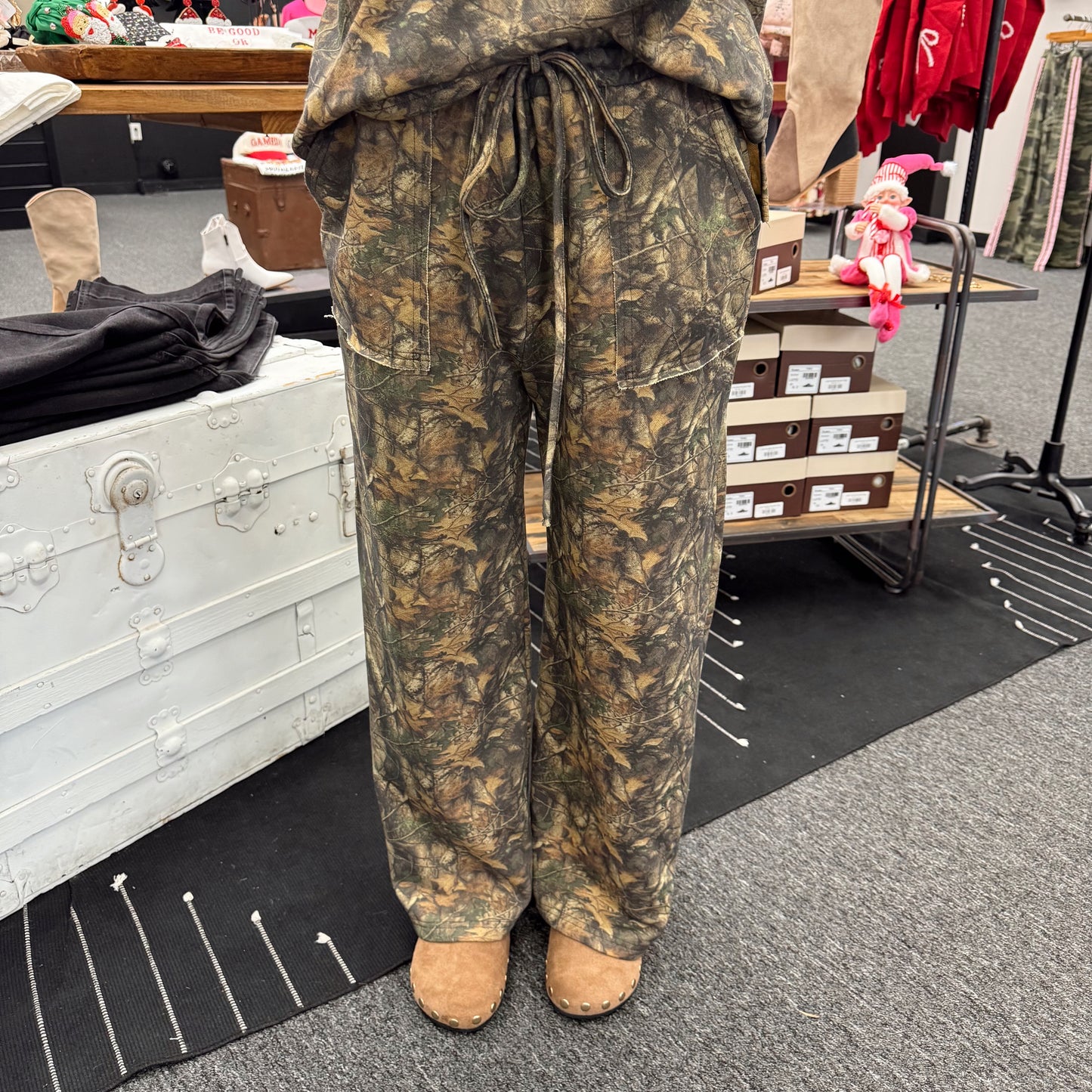 Camo Cutie Terry Long Sleeve & Pants Set