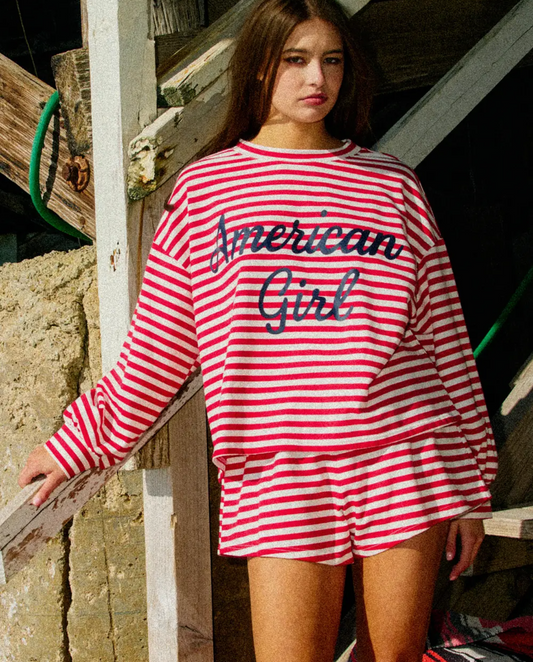 American Girl Striped Knit Set (PREORDER)