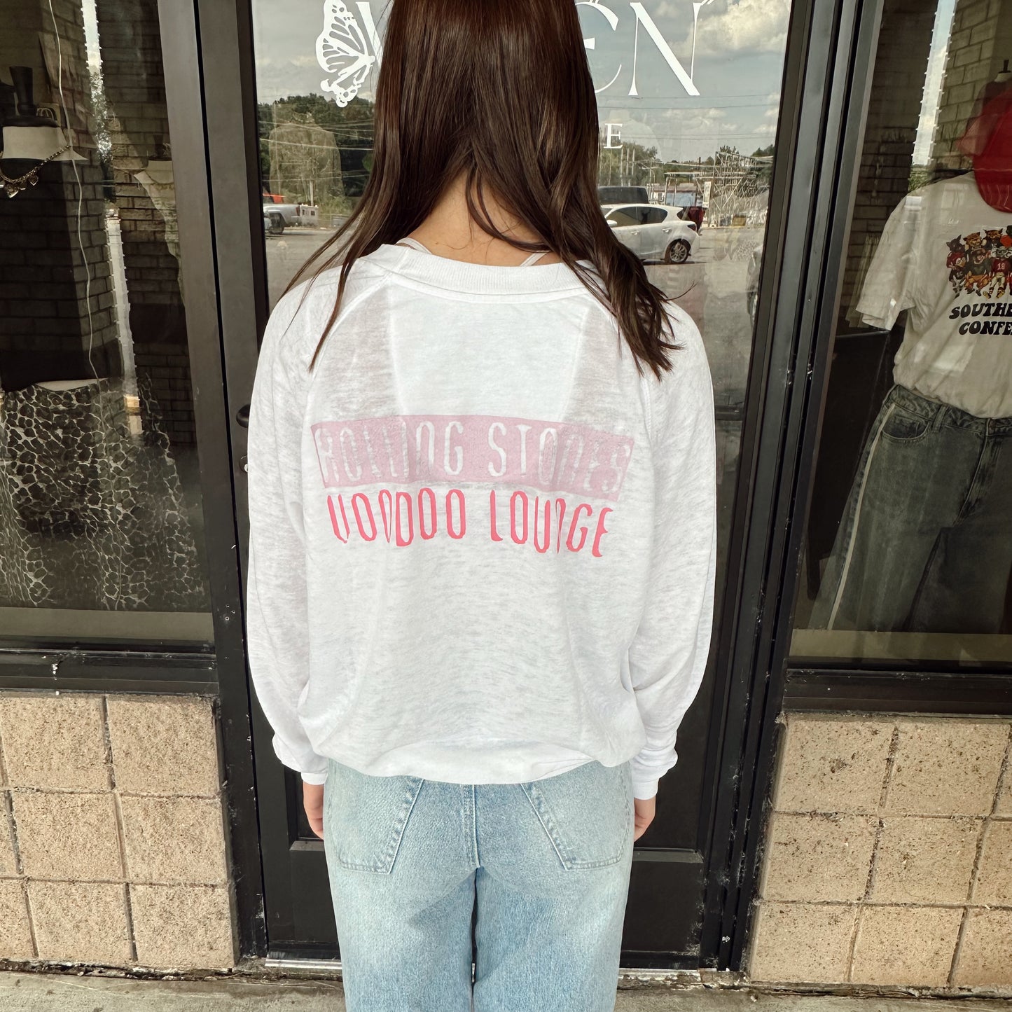 Recycled Karma Rolling Stones Voodoo Sweatshirt
