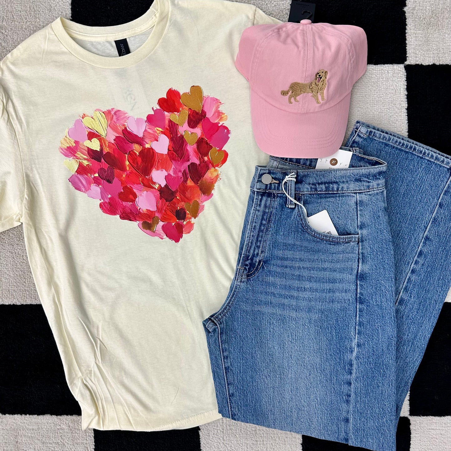 Painted Hearts Tee