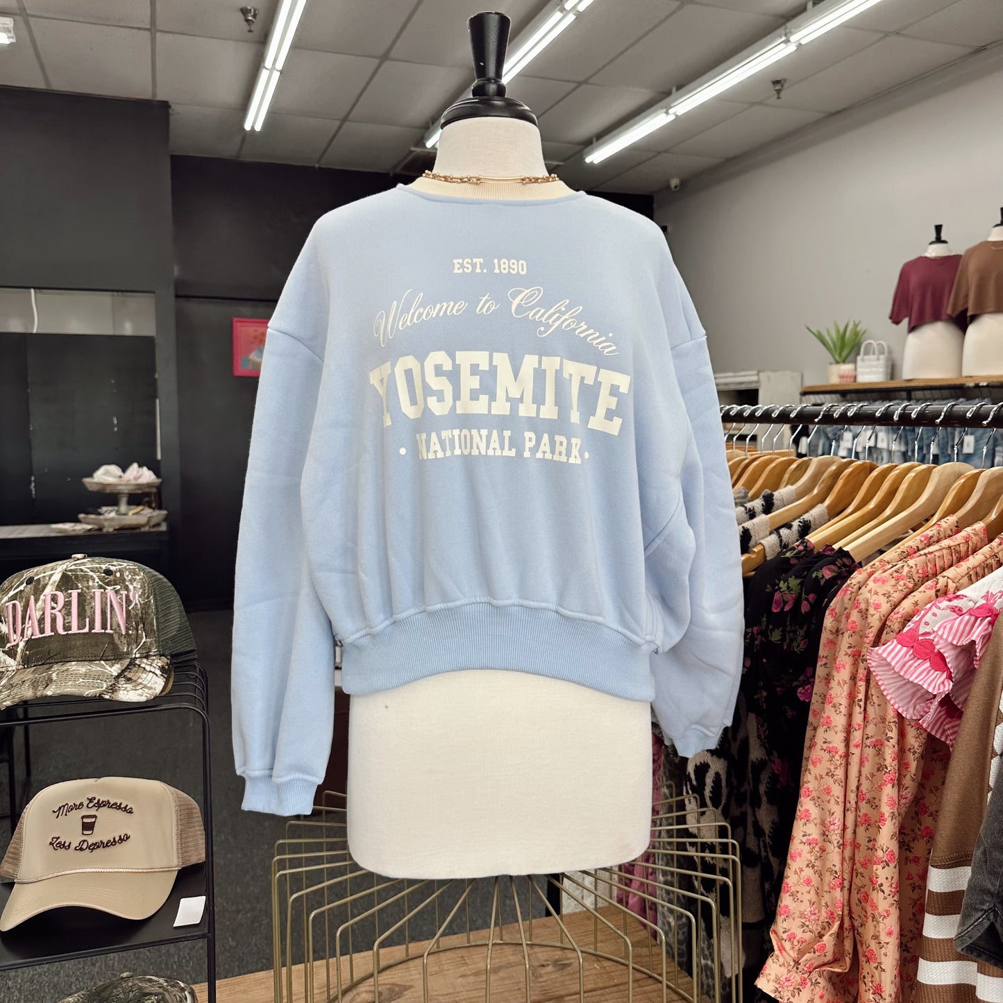 Vintage-Inspired Yosemite Crewneck