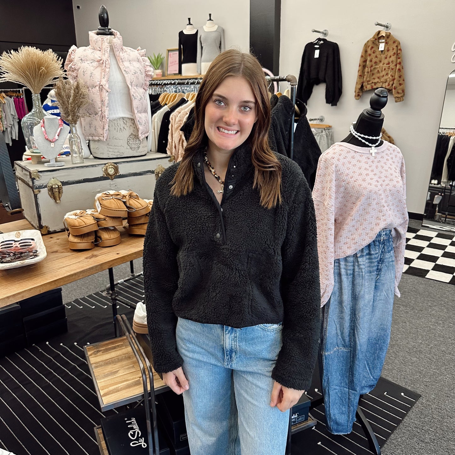 Teddy Sherpa Pullover