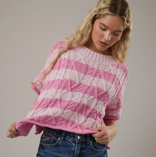 Sunday Stripe Knit Top (PREORDER)