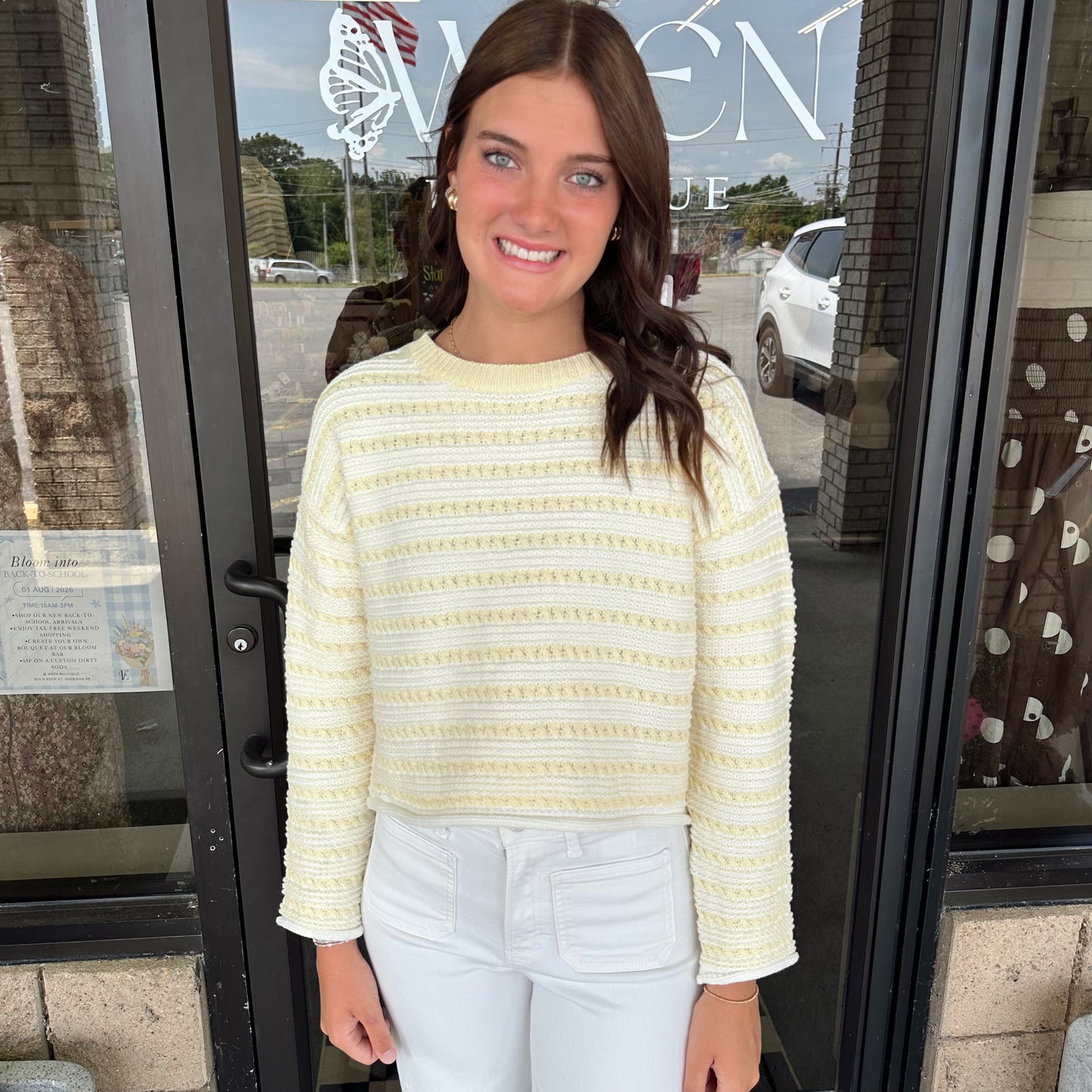 Butter Yellow Textured Top