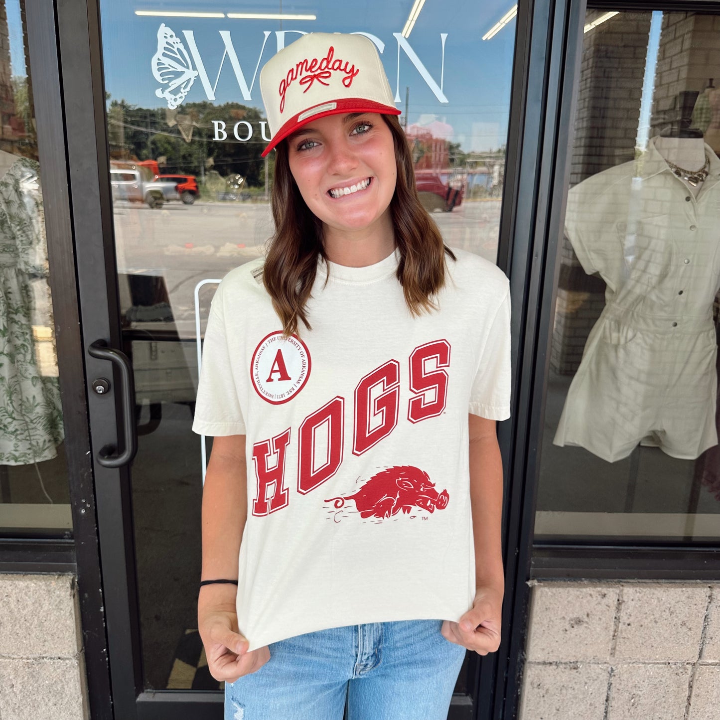 Charlie Southern Hogs Badge Tee