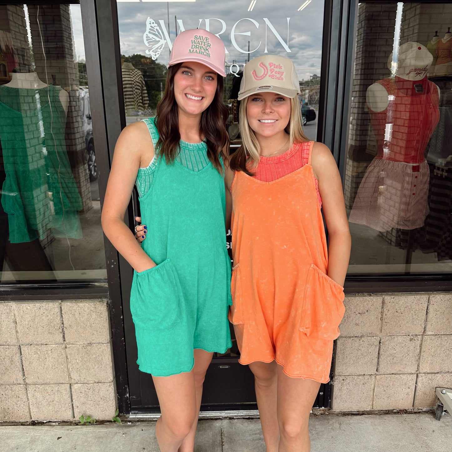Stay Salty Mineral Washed Romper