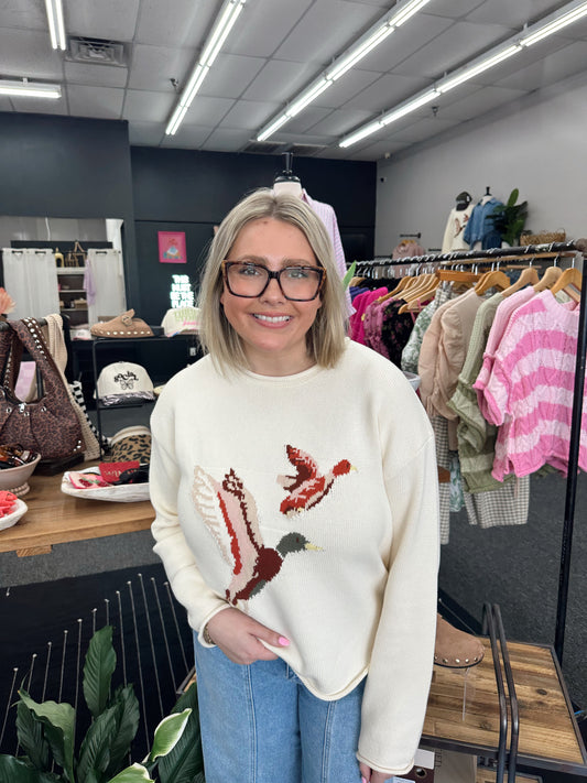 Flying Duck Duo Knit Sweater