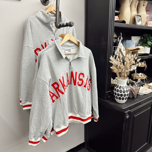 ARKANSAS Quarter-Zip Pullover