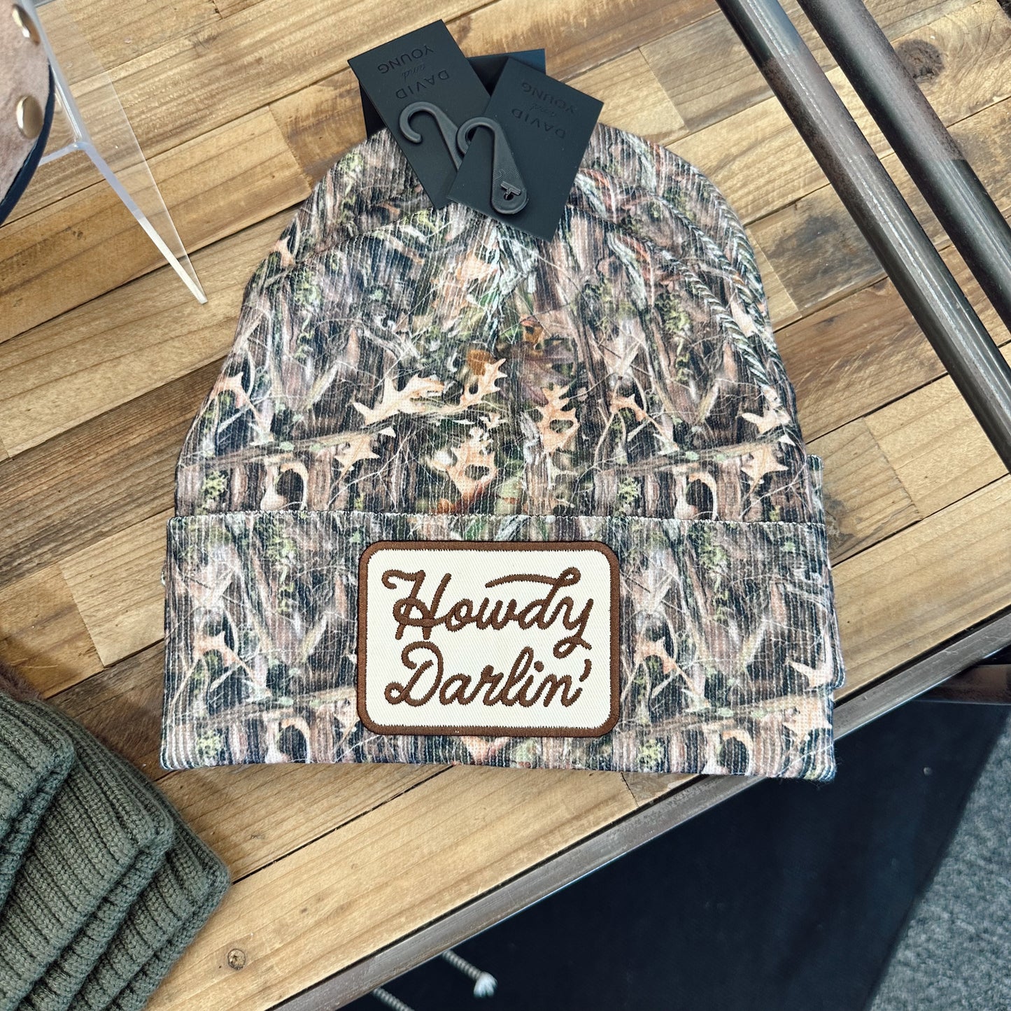 Howdy Darlin’ Embroidered Patch Beanie