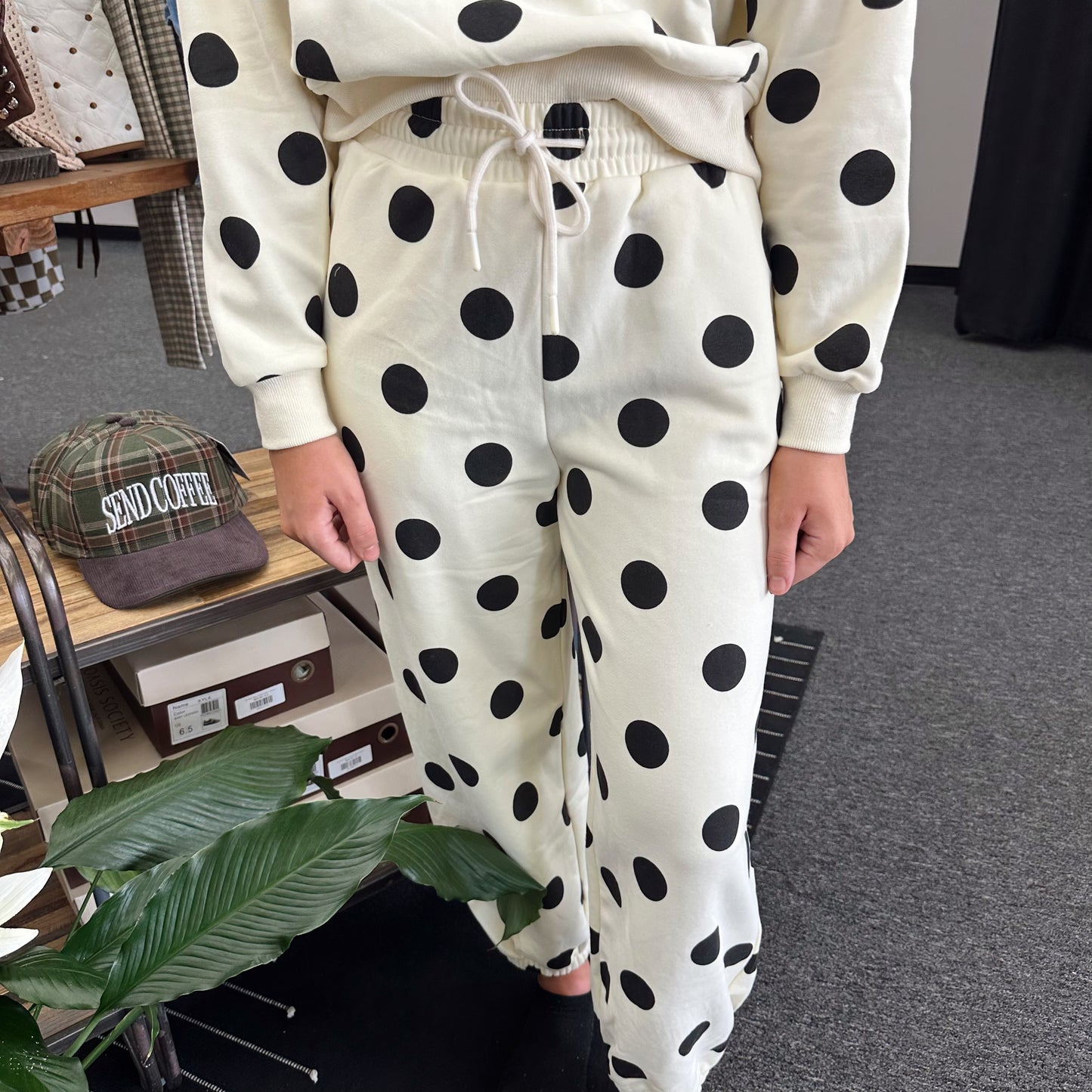 Polka Dot Sweatpants