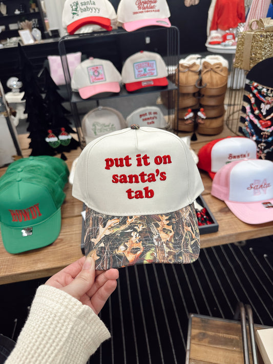 Put It On Santa’s Tab Camo Trucker