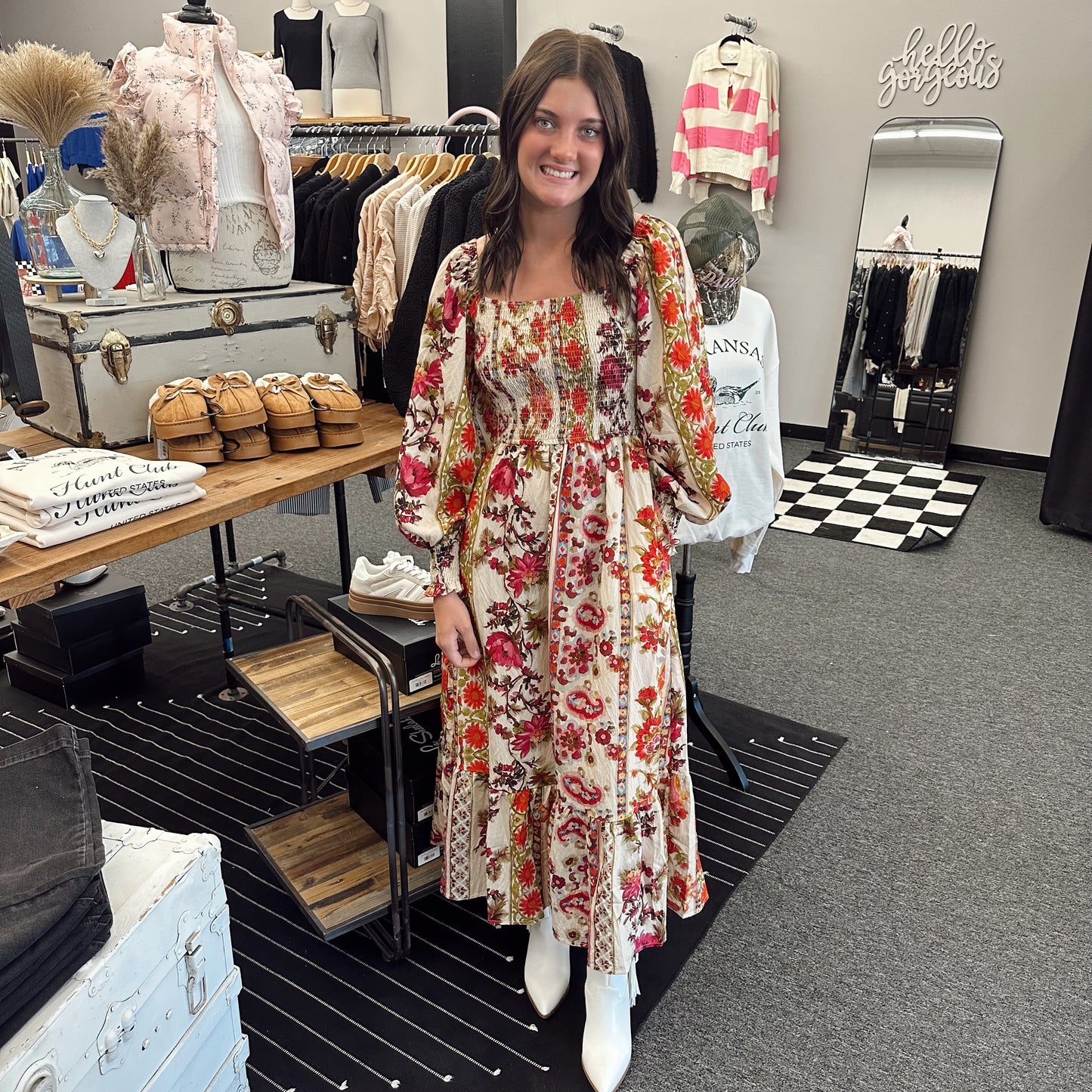 Garden Party Boho Maxi Dress