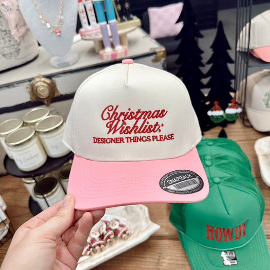 Christmas Wishlist Vintage Trucker