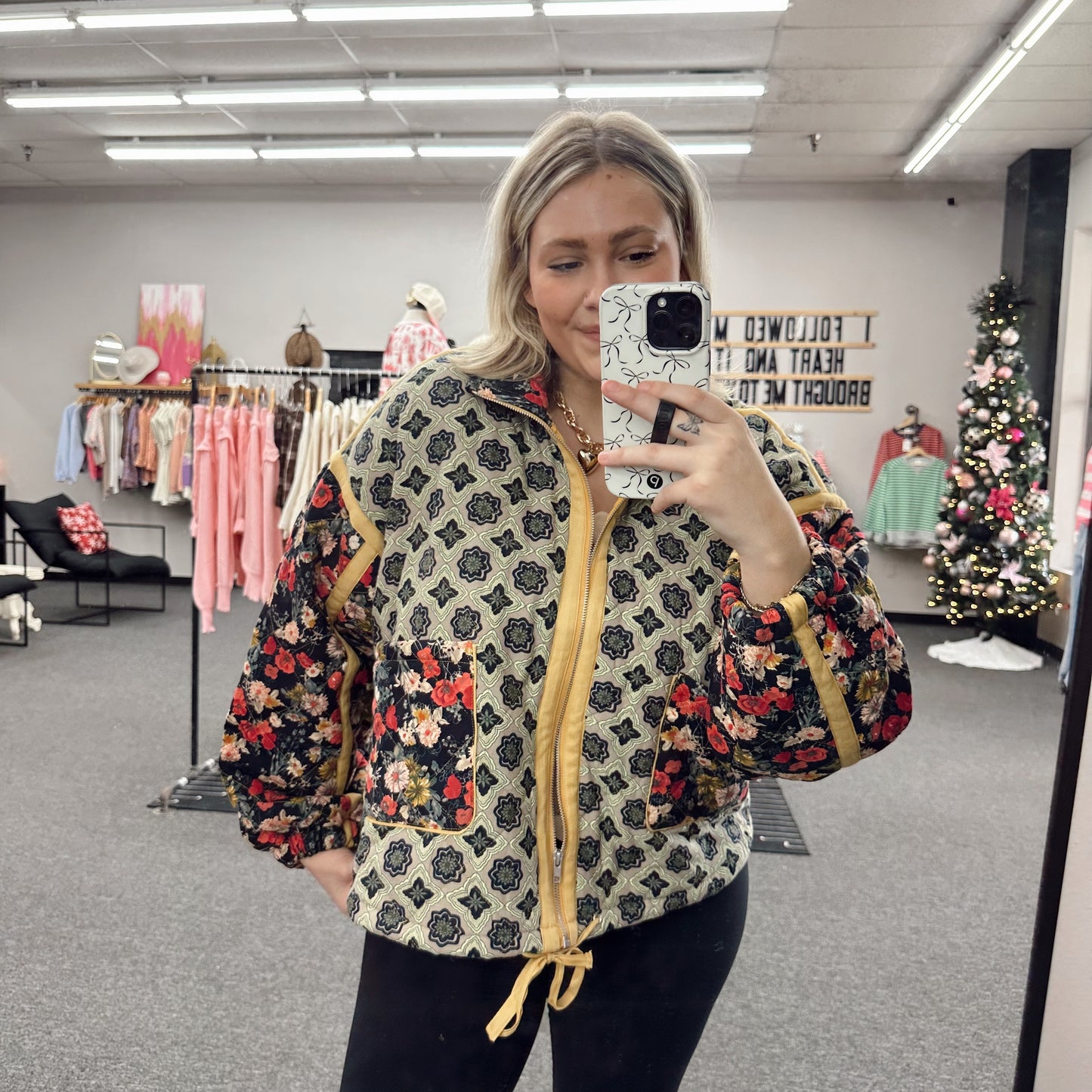 Marigold Gardens Taped Padded Jacket