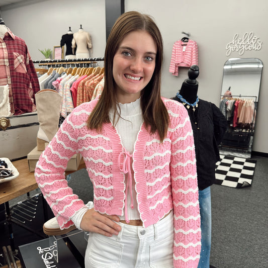 Bubblegum Sweater Cardi