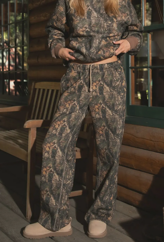 Bayou Woodland Camo Fleece Sweatpants