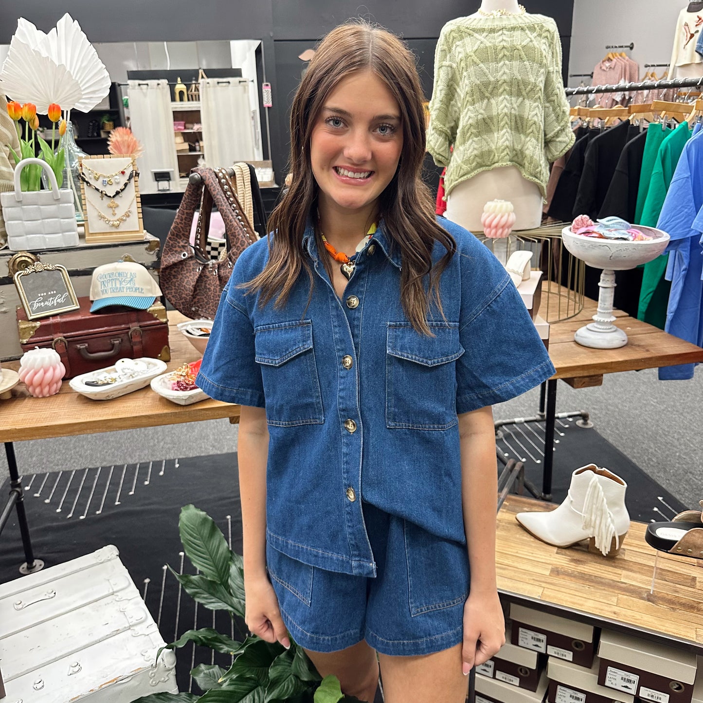 Cool Girl Denim Set