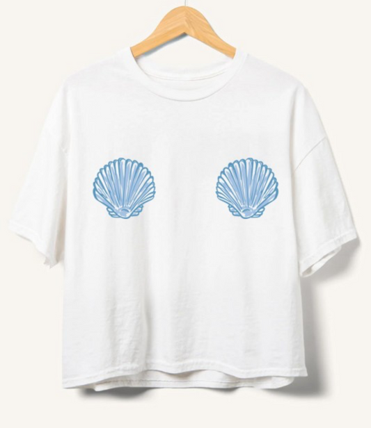 Seashell Coast Boxy Tee (PREORDER)