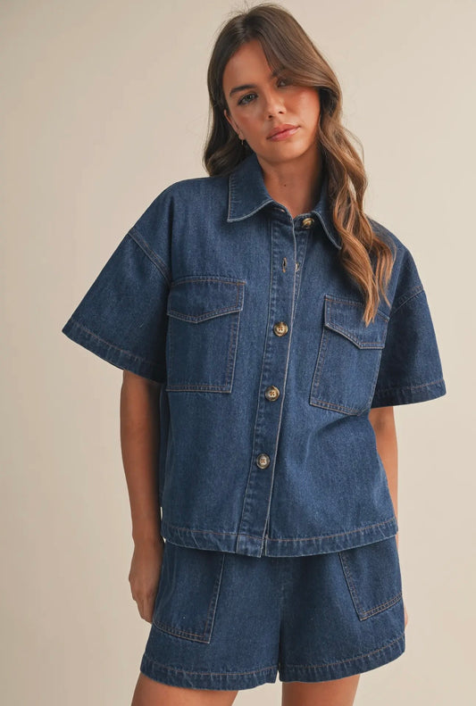 Cool Girl Denim Set (PREORDER)