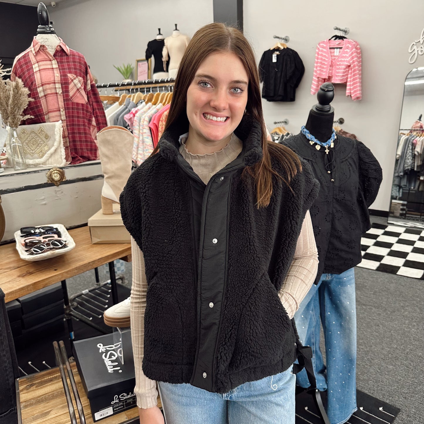 Teddy Sherpa Vest (Multiple Colors)