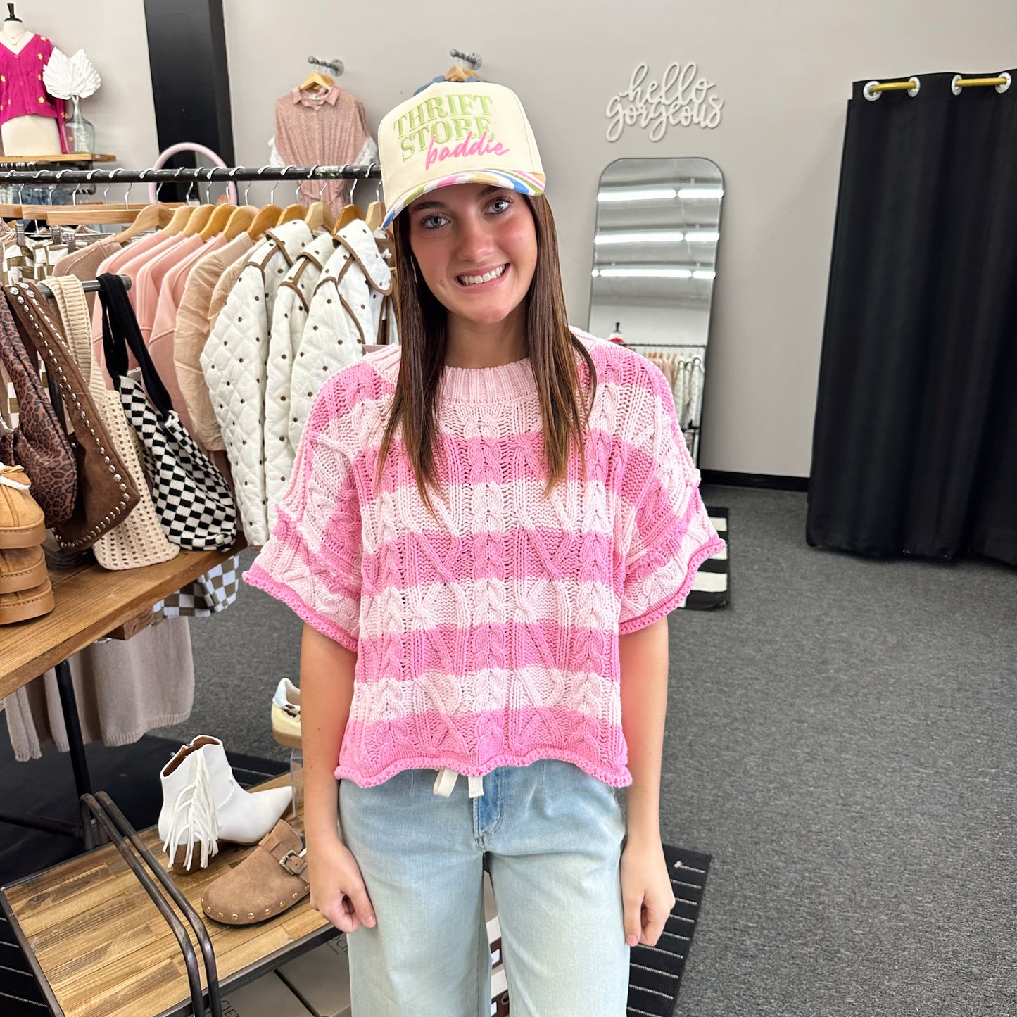 Sunday Stripe Knit Top (Multiple Colors)