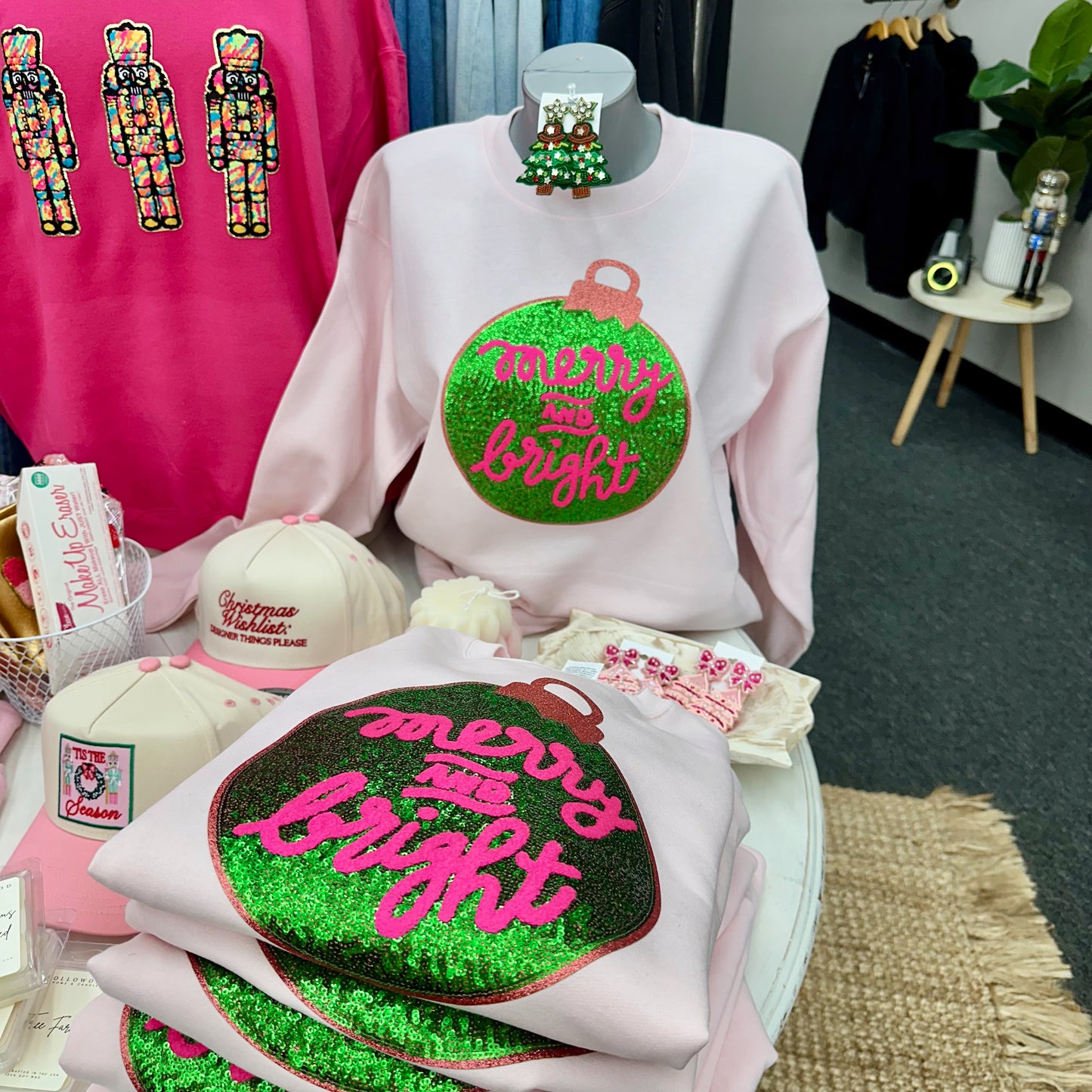 Merry & Bright Patch Sweatshirt