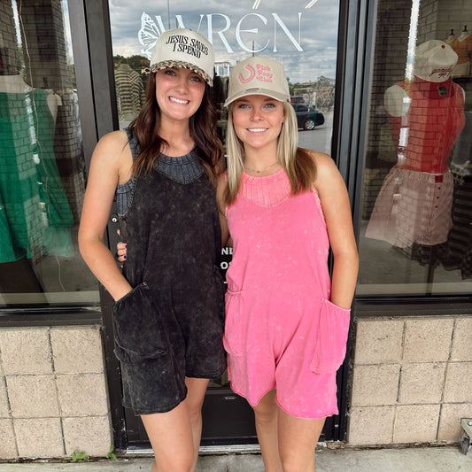 Stay Salty Mineral Washed Romper