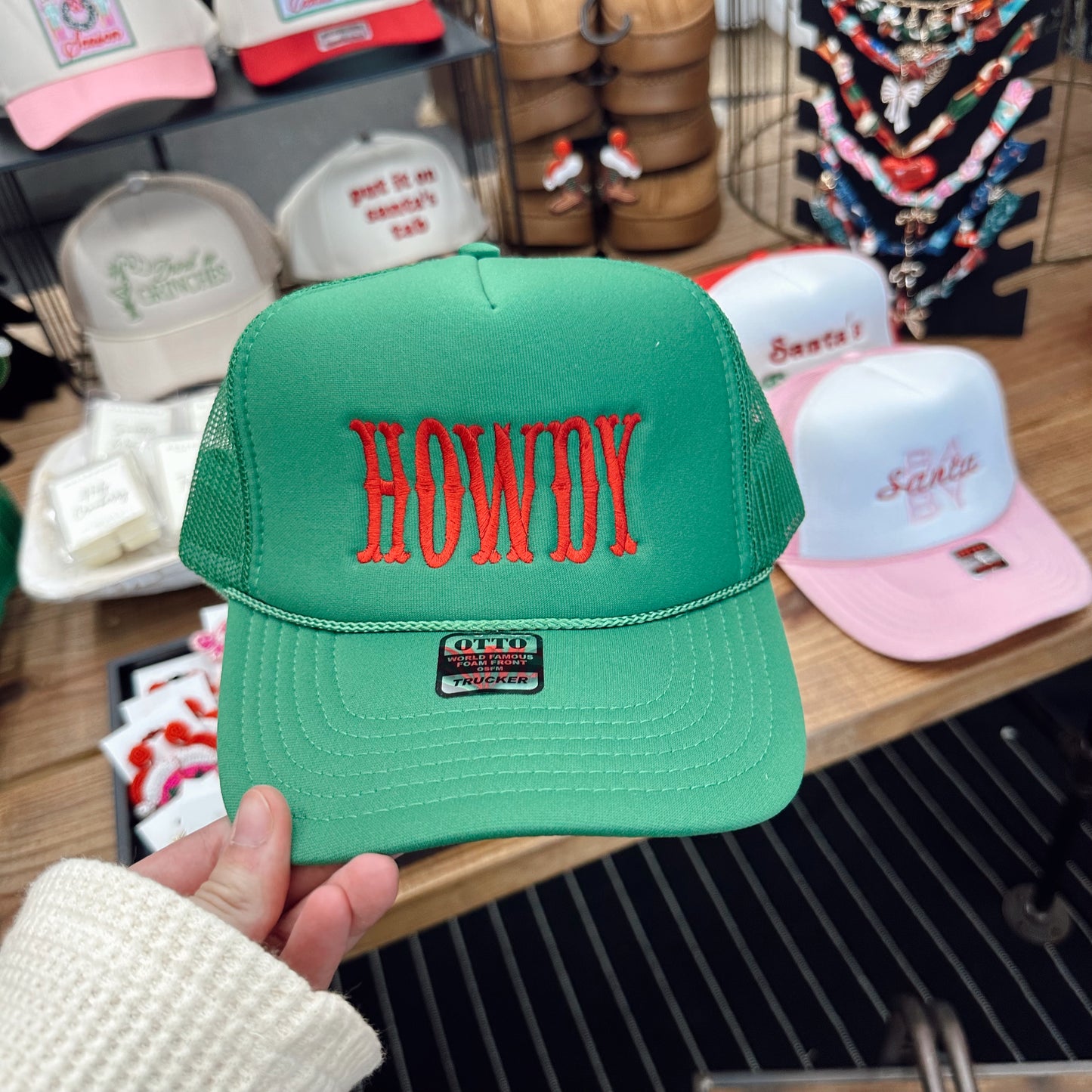 HOWDY Christmas Trucker Hat