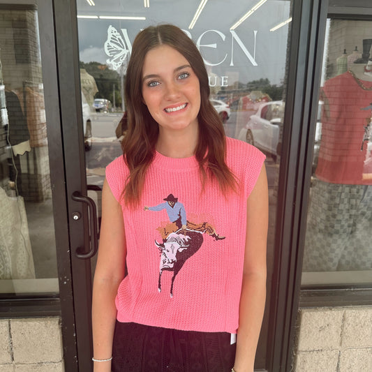 Emo Cowgirl Sleeveless Sweater