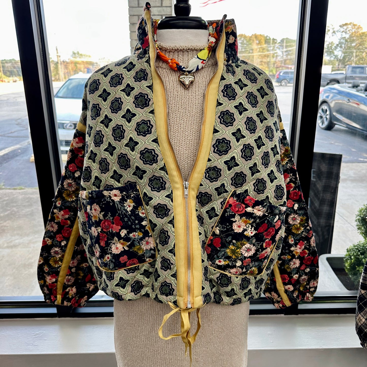 Marigold Gardens Taped Padded Jacket