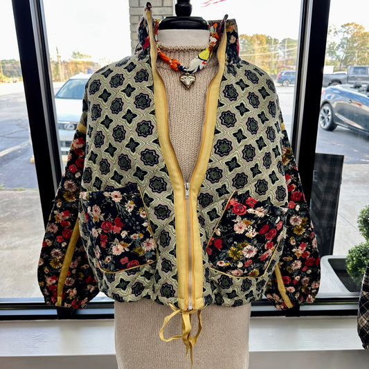 Marigold Gardens Taped Padded Jacket