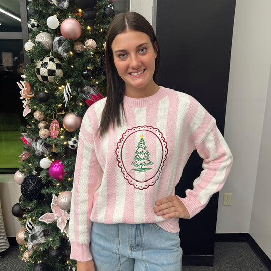 The Cindy Lou Striped Sweater