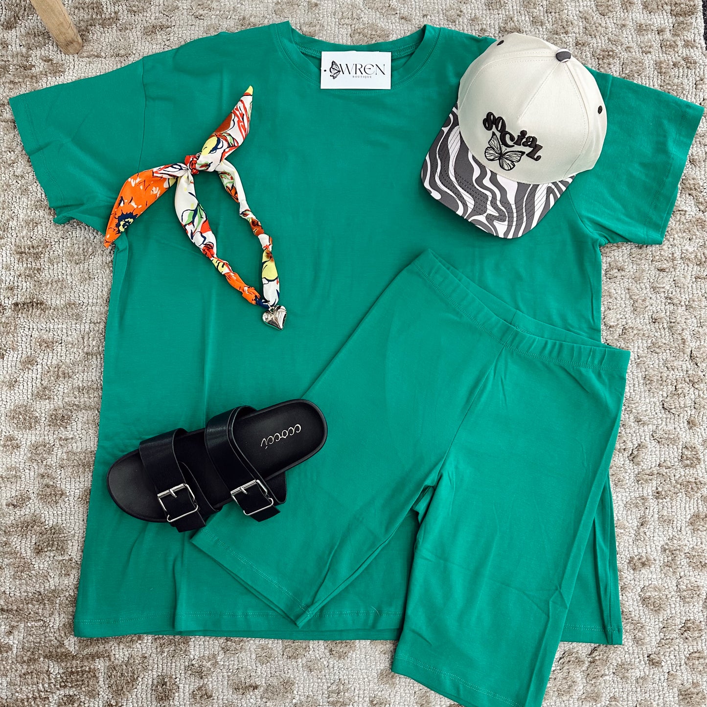 Biker Short Set