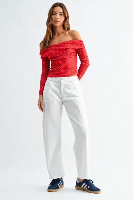 JBD Stretch Twill Comfort Barrel Jean