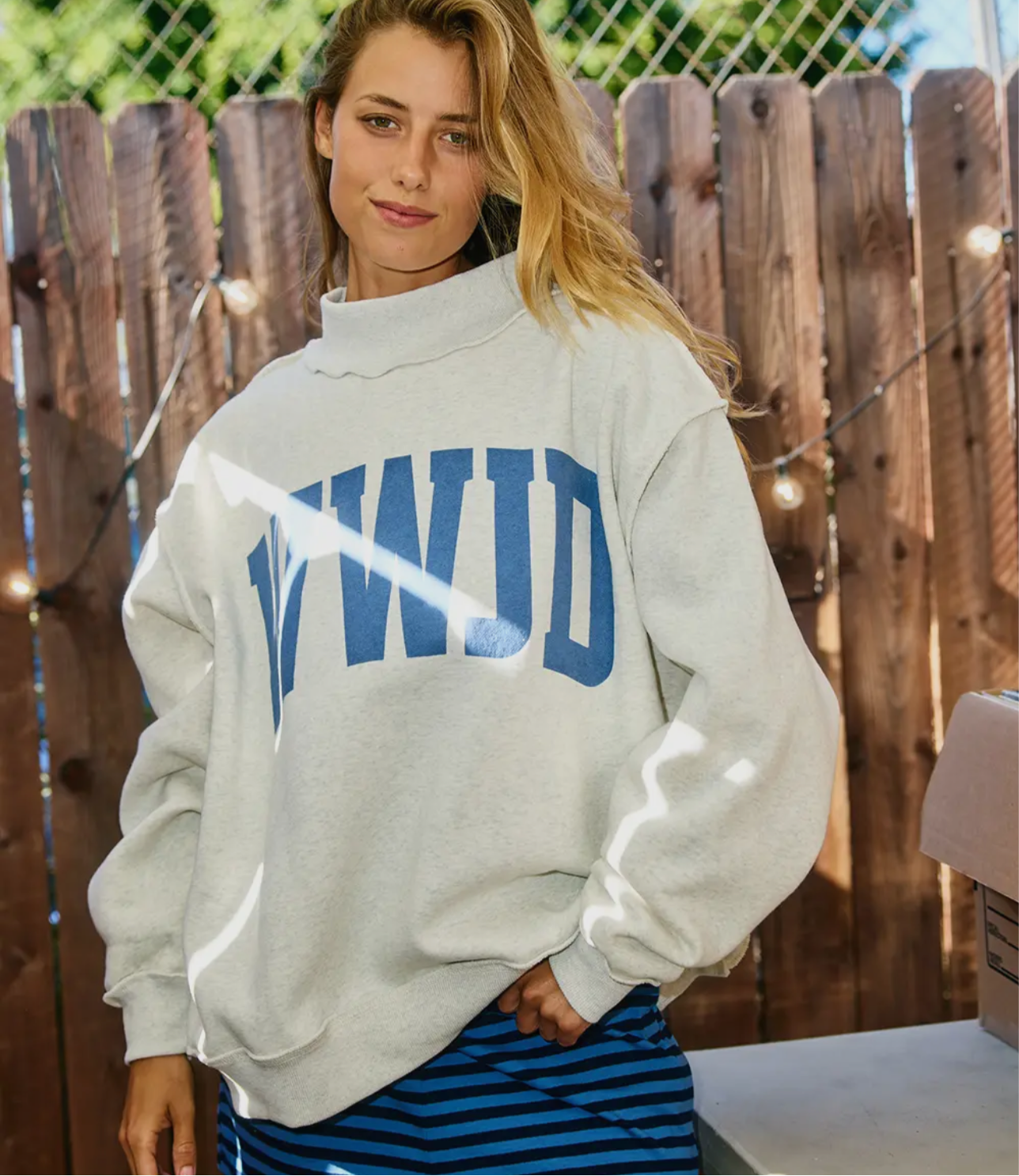 BucketList WWJD & AMEN Reversible Mockneck Sweatshirt (PREORDER)