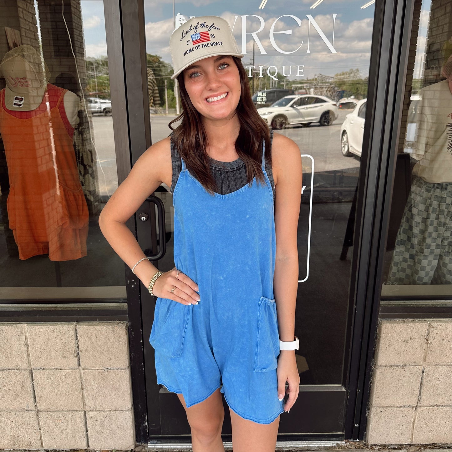 Stay Salty Mineral Washed Romper