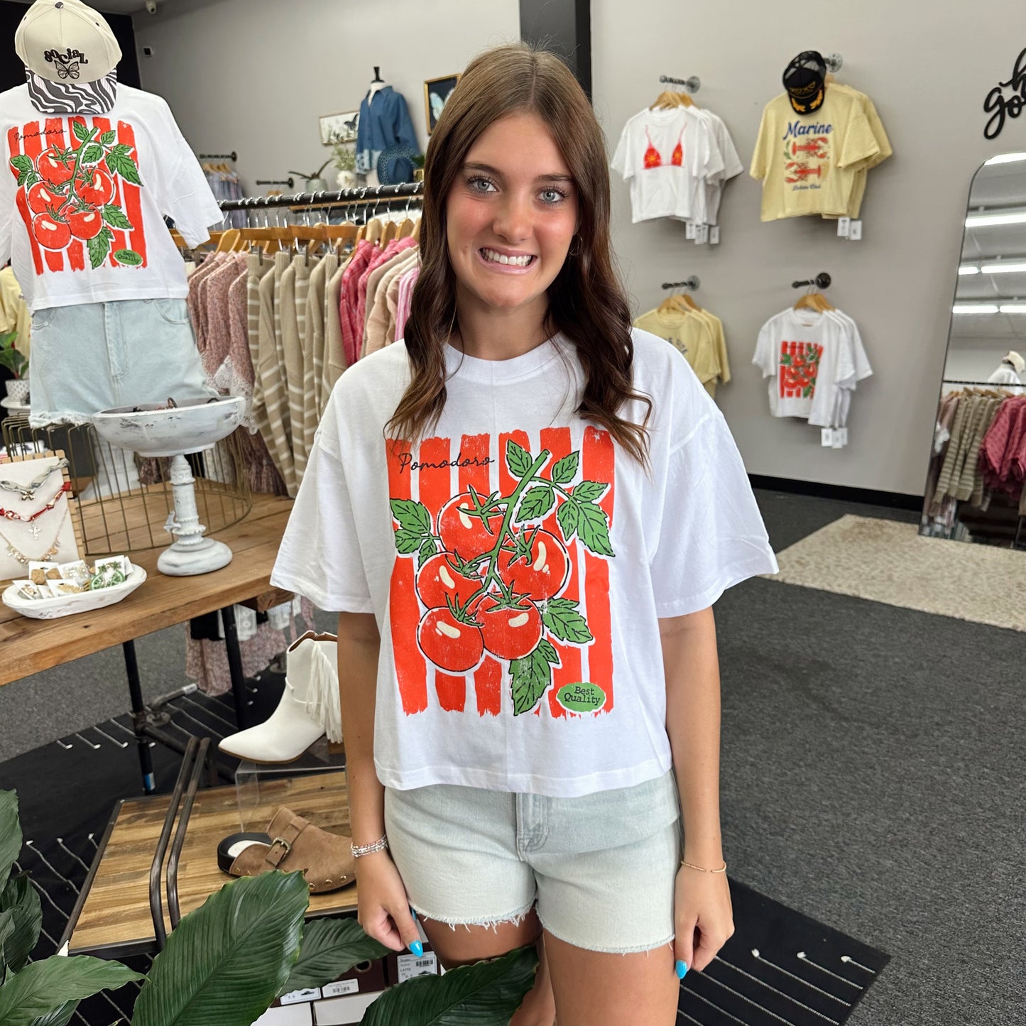 Market Fresh Tomato Boxy Tee