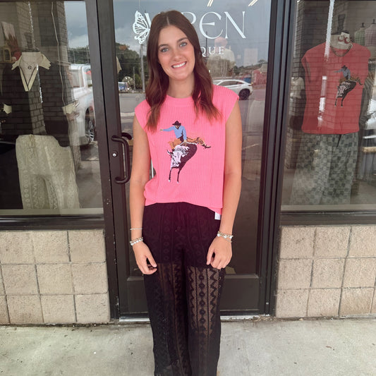 Cotton Lace Boho Cargo Pants
