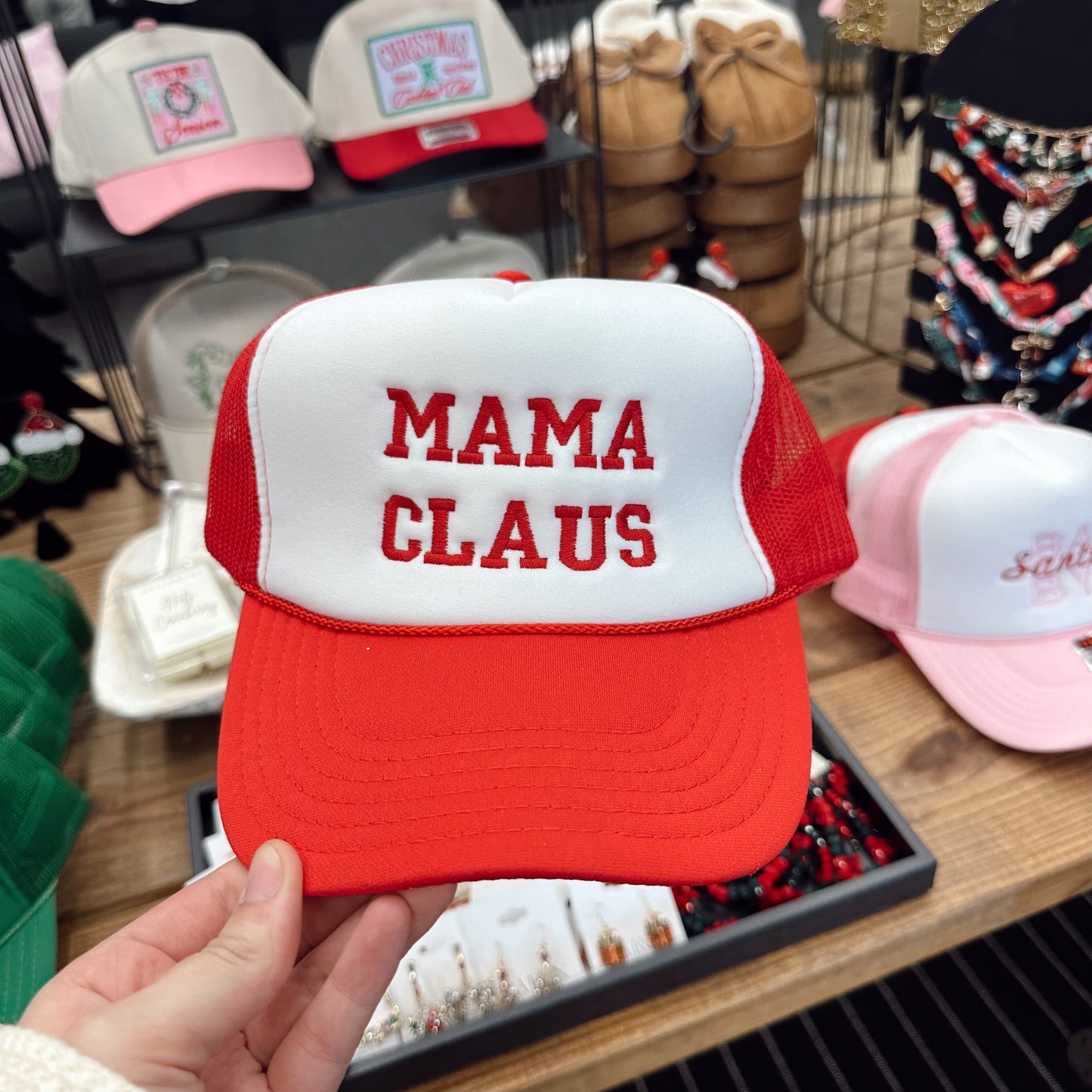 MAMA CLAUS Trucker Hat