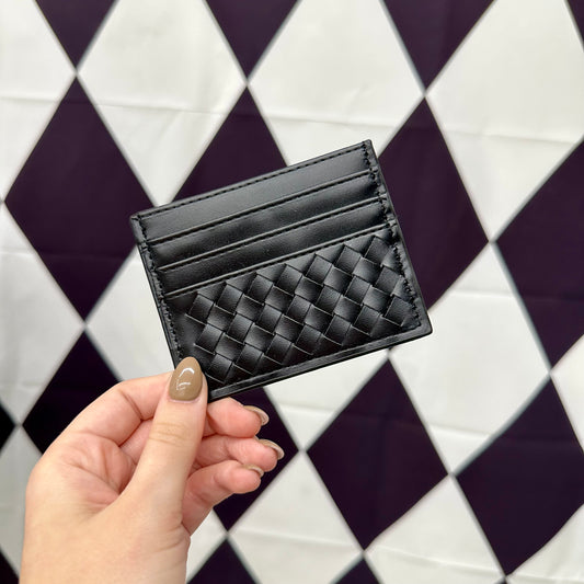 Faux Leather Card Holder