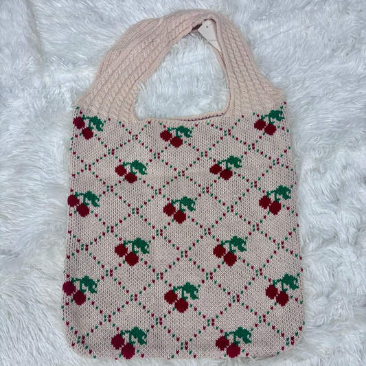 Crochet Knit Tote Bag